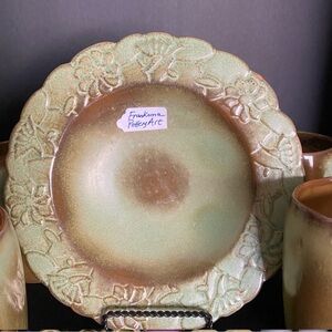 Frankoma Pottery Art Floral Plate